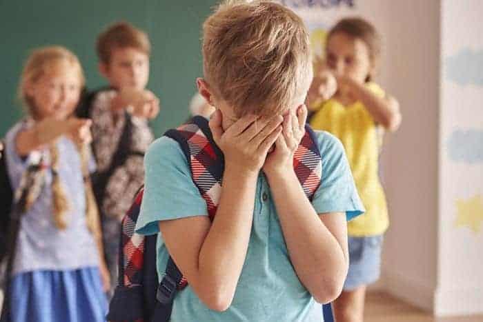 Picture showing children violence  at school